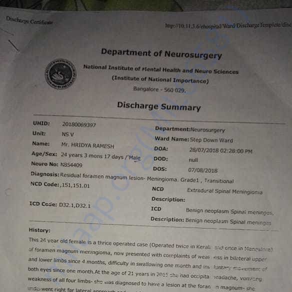 Medical Report