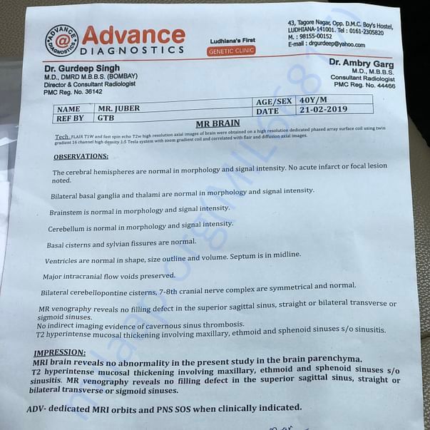 Medical Report