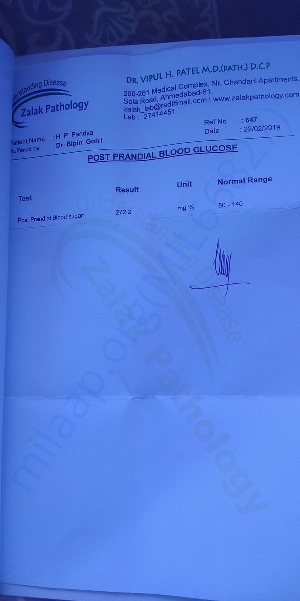 Blood report