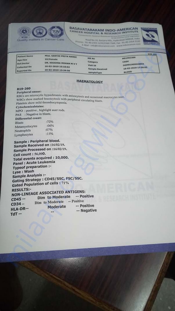 Medical report