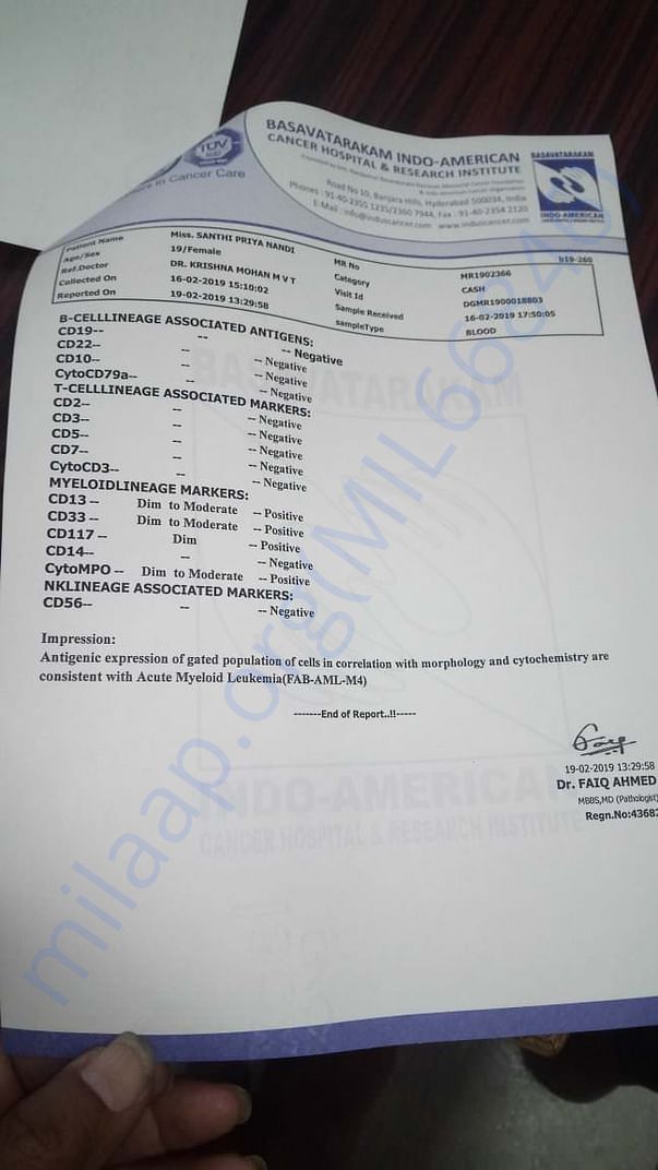 Medical report