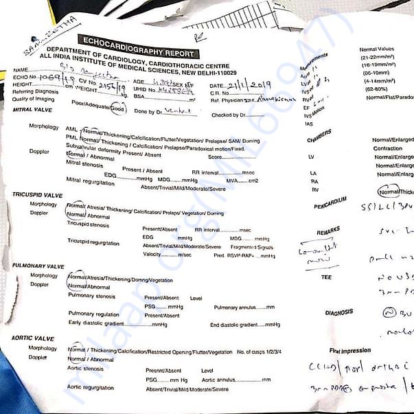 Medical Report