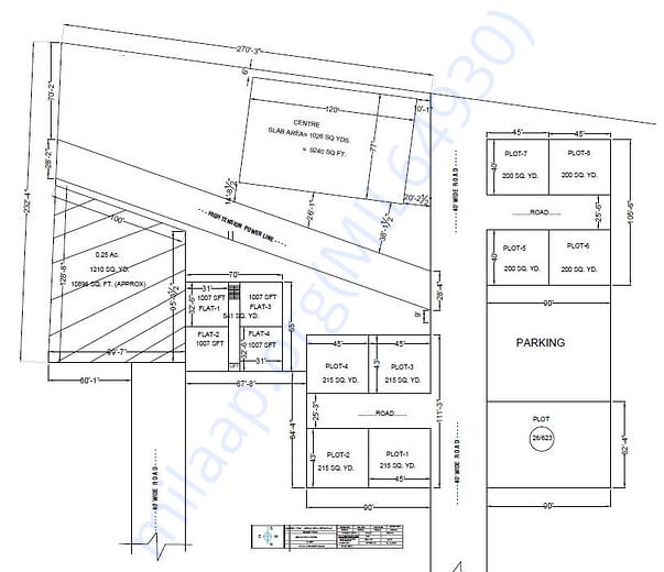 Center Layout plan