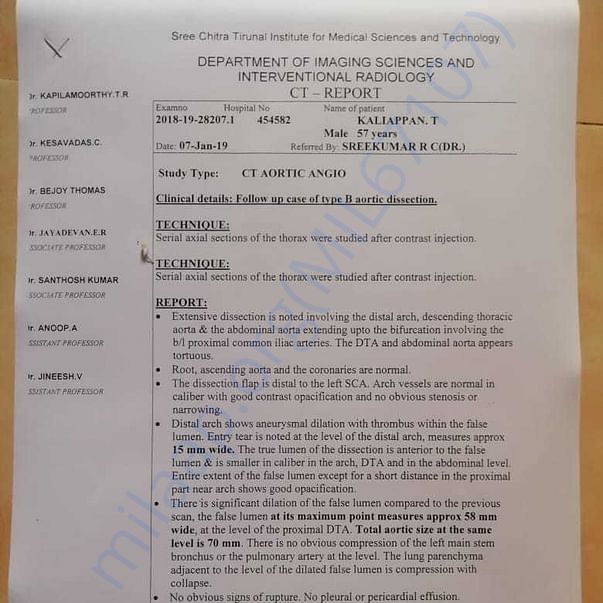 Medical Report