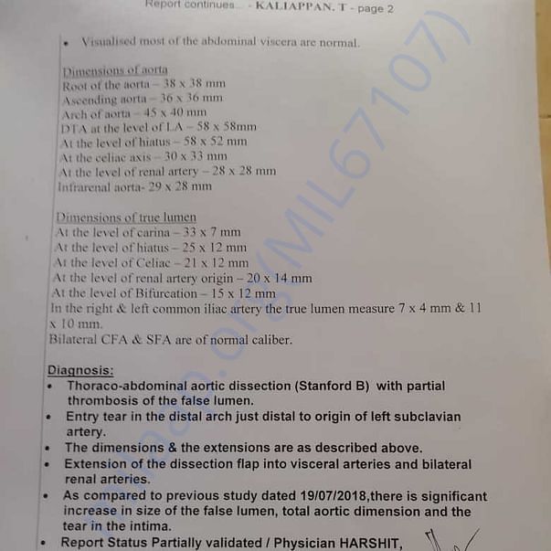 Medical Report