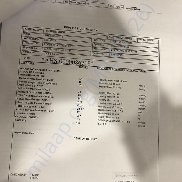 Medical Report