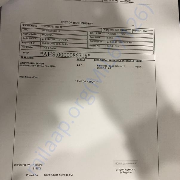 Medical Report