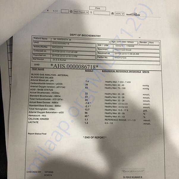 Medical Report