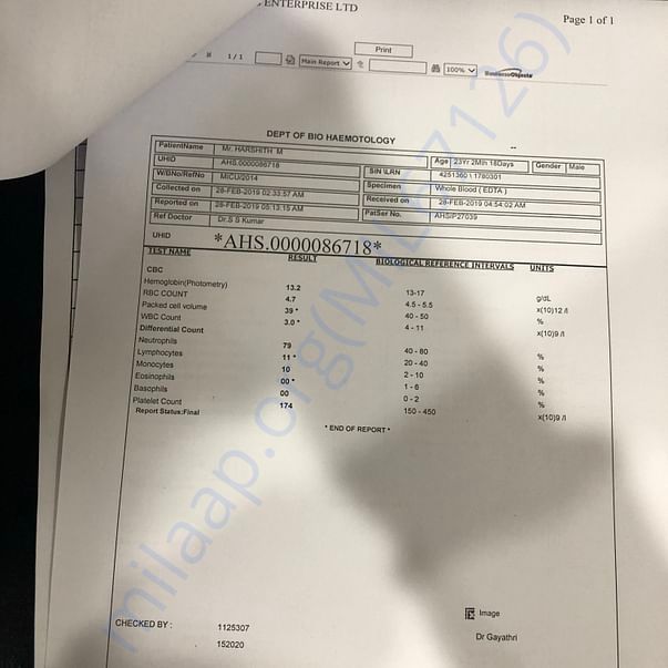 Medical Report