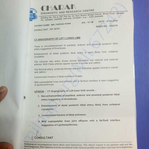 Medical Report