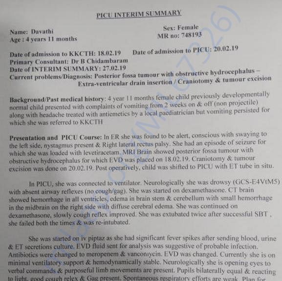 Medical Report