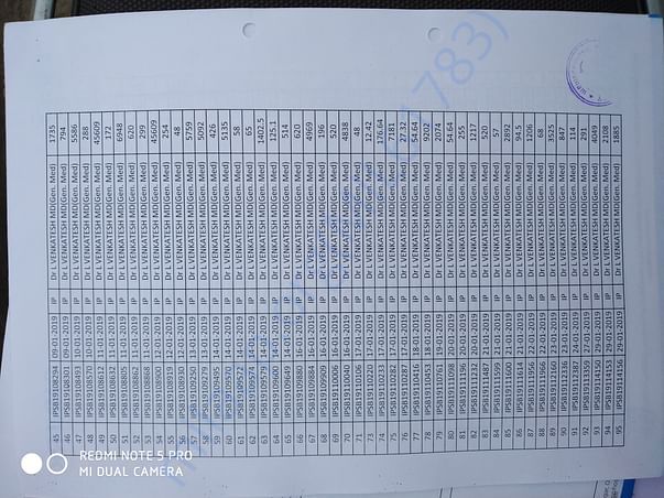 Medicine Bill page 2