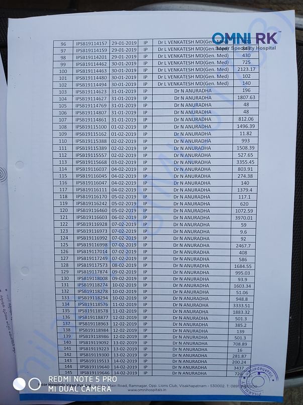 Medicine Bill page 3