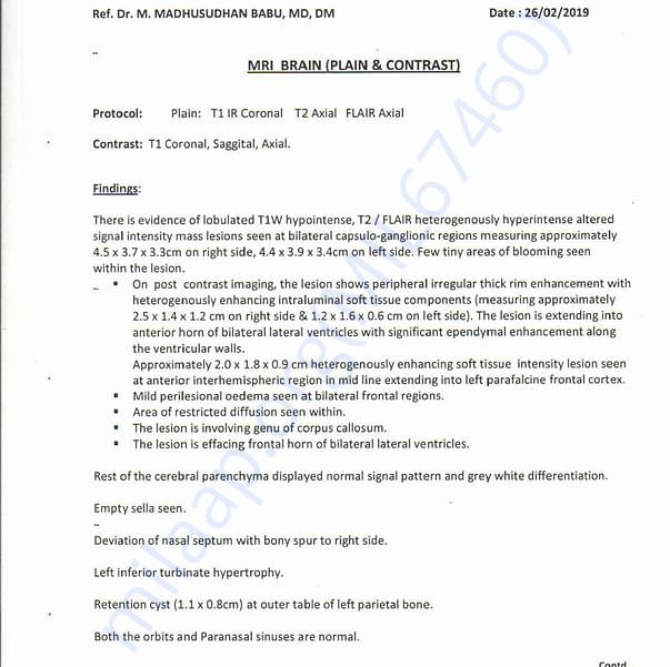 Medical Report
