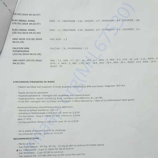 Medical Report
