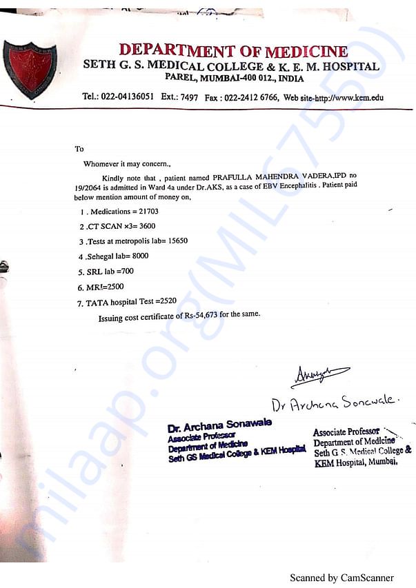 Medical Bill