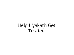 Help Liyakath Undergo Kidney Transplant