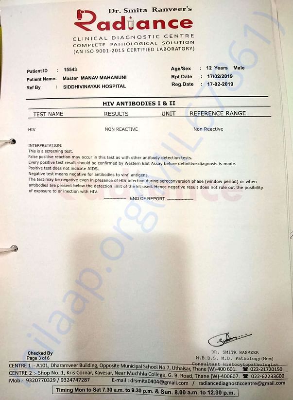 HIV REPORT