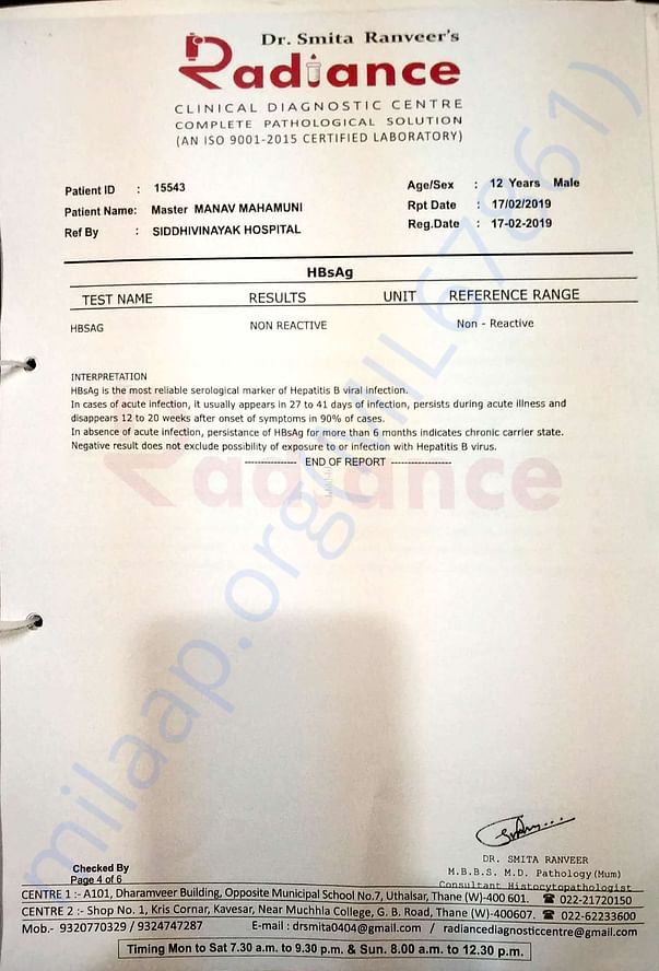HBSAG REPORT