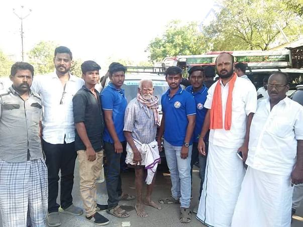 Chinna Thambi grand pa have been rescued from begging on 2nd March