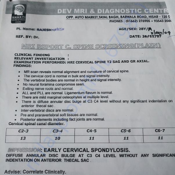 Medical Report