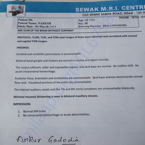 Medical Report