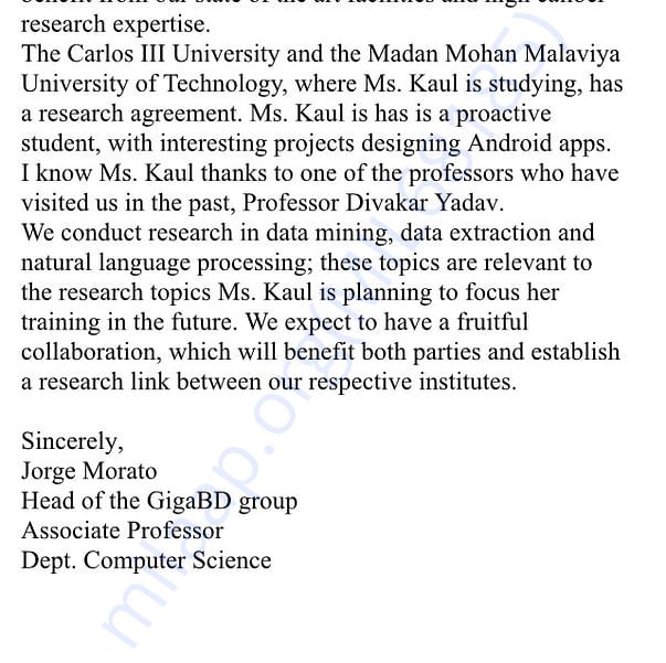 Invitation letter