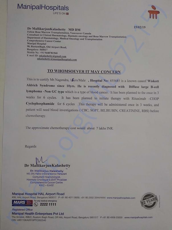 Estimation letter