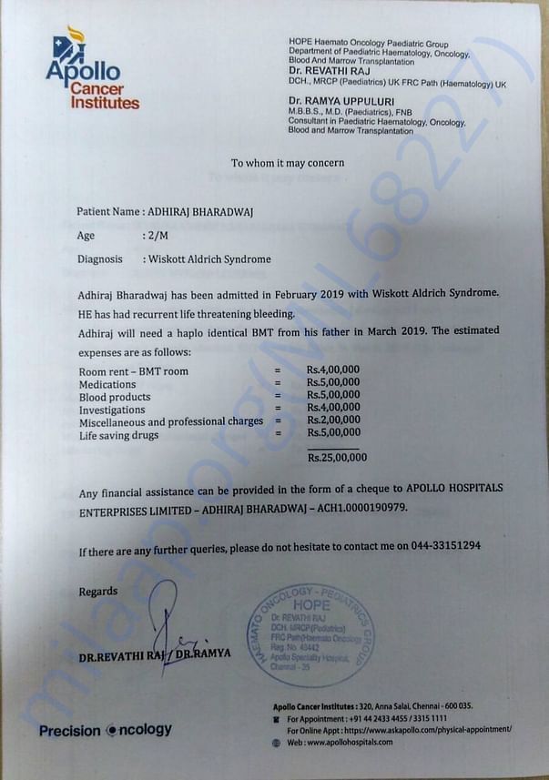 Estimation letter