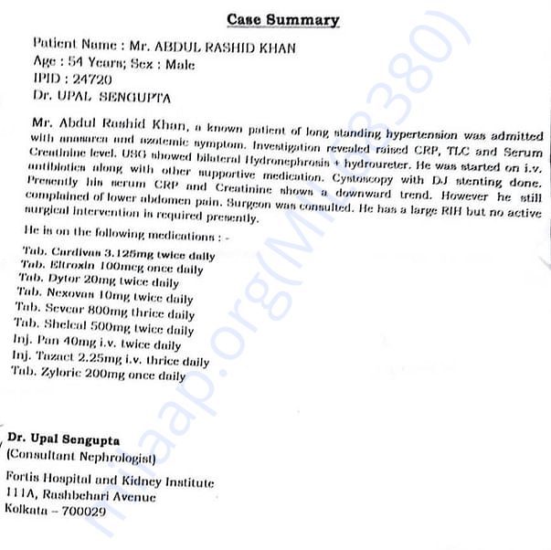 Medical Report