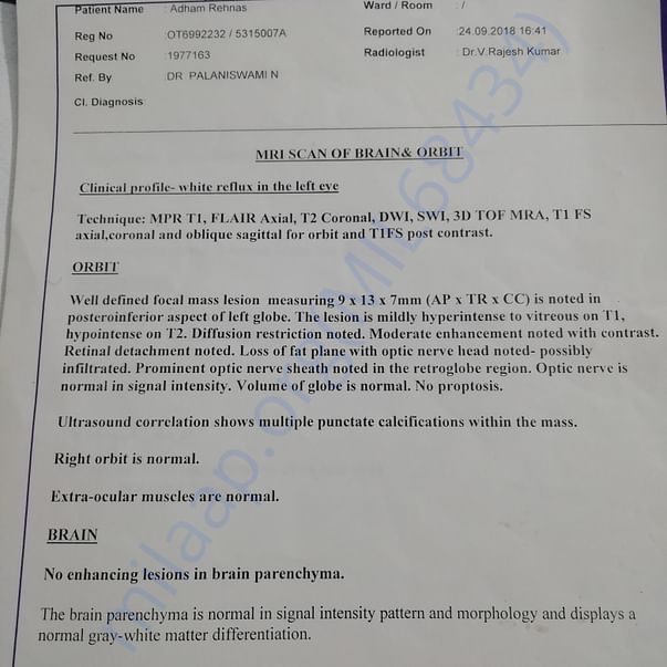 Medical Report