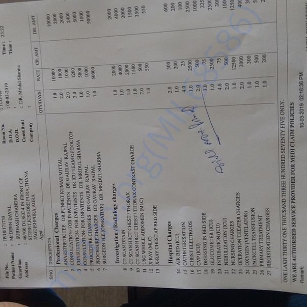 Medical Bill