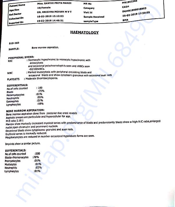 Medical report