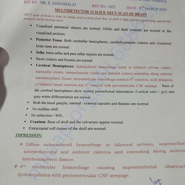 Medical Report