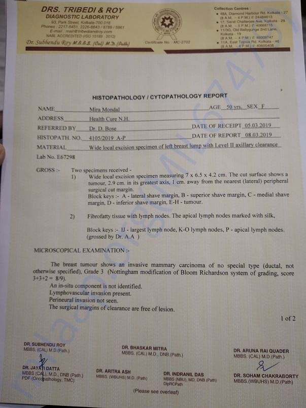 Biopsy report