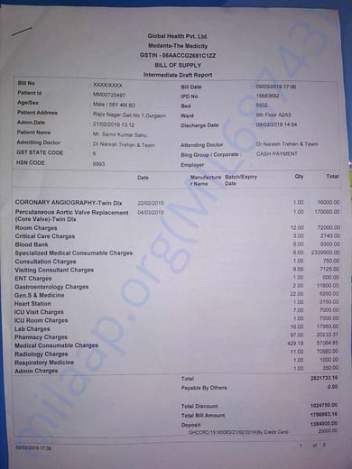 medical estimate