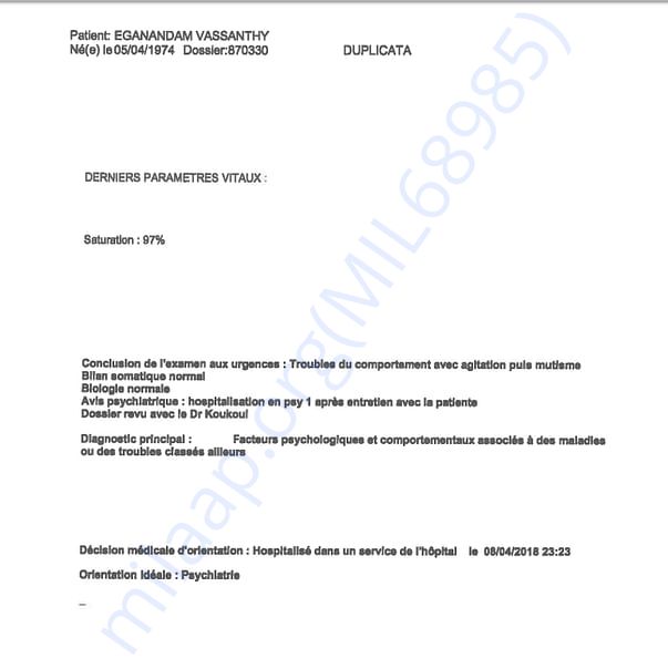 Medical Report