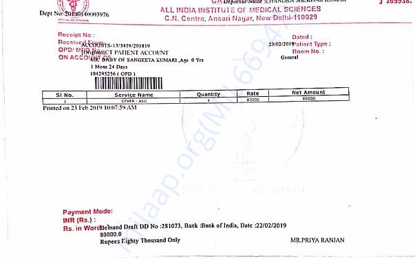 PAYMENT BILL