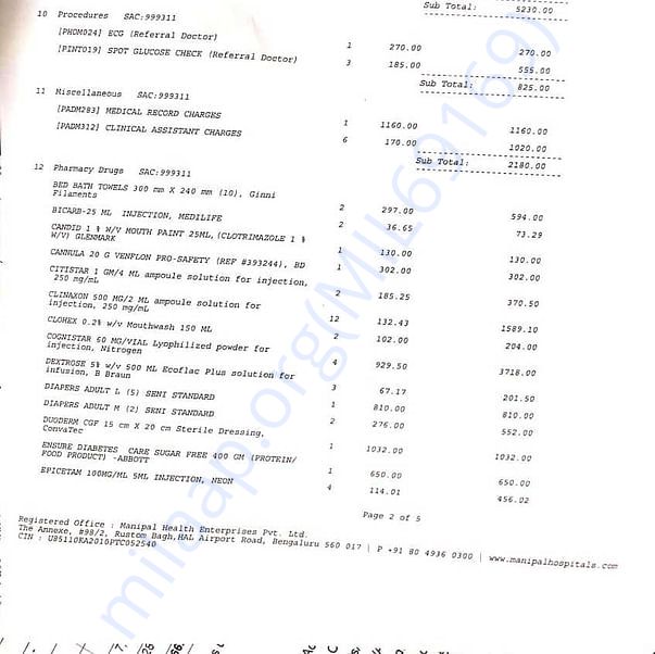 Medical Bill