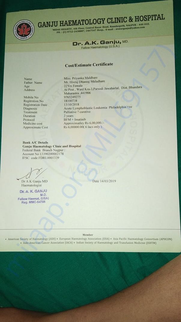 Cost/Estimate Certificate