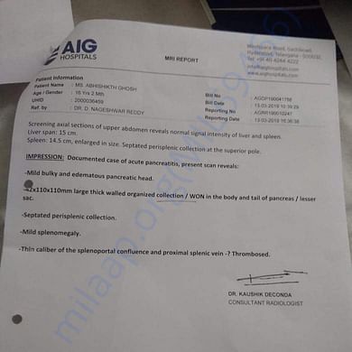 Medical Report