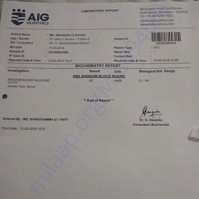 Medical Report