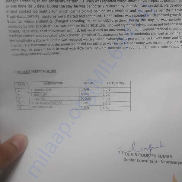 Medical Report