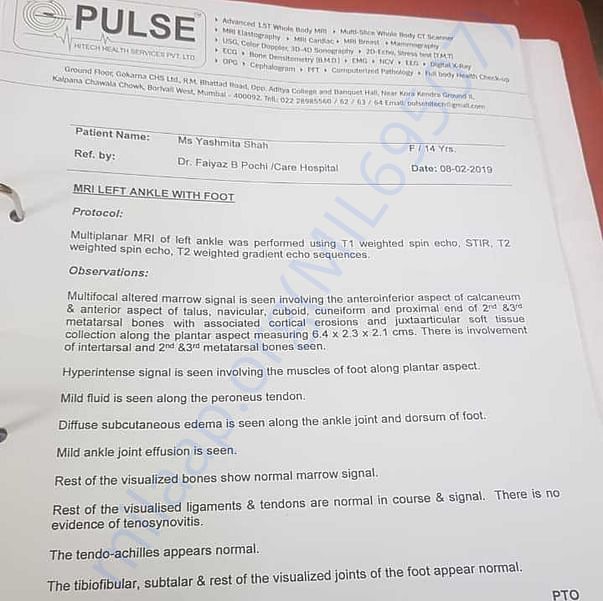 Medical Report