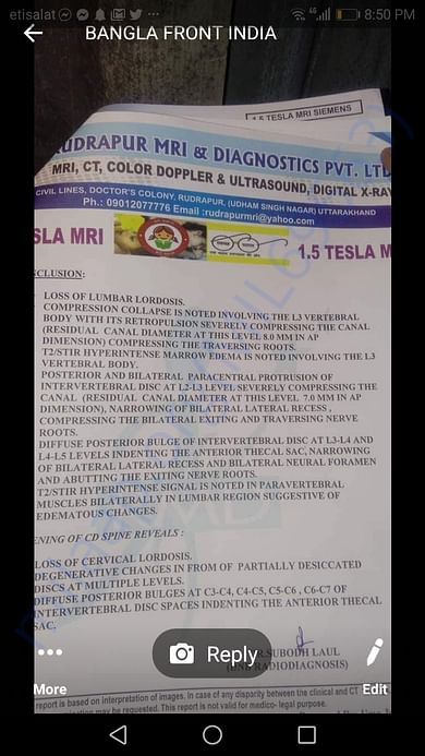 Scan report