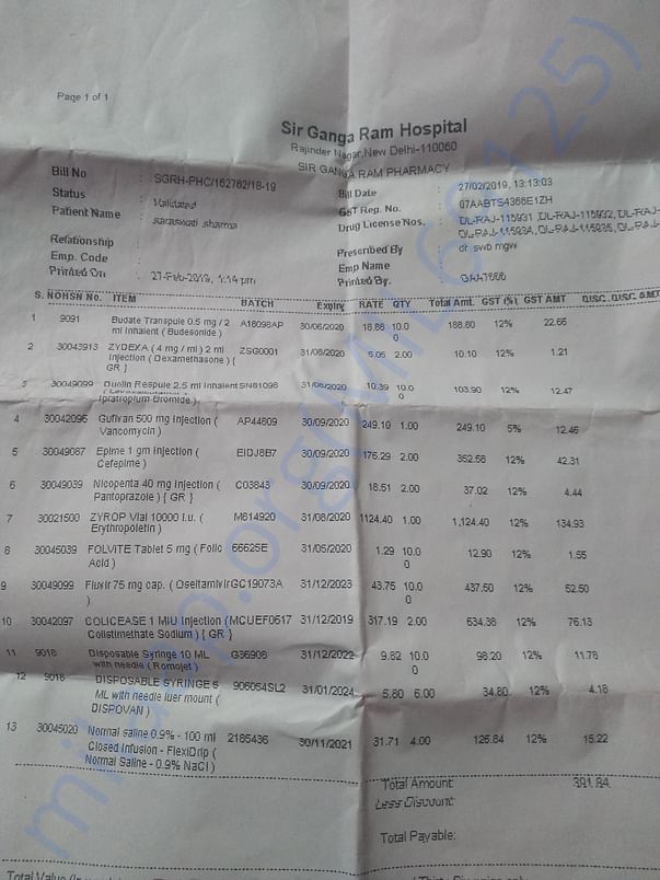 Medical bills