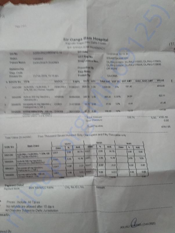 Medical bills