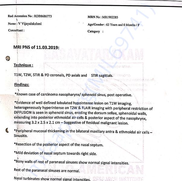 Medical Report