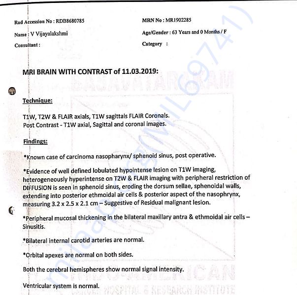 Medical Report