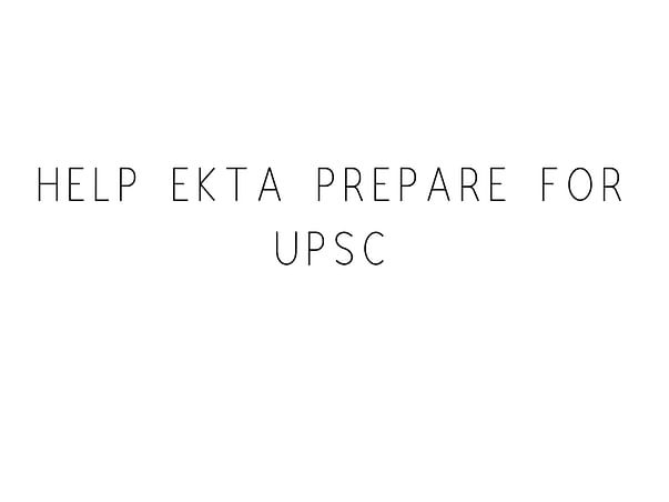 For upsc mains classes